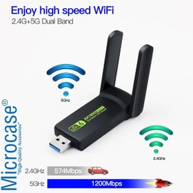 Resim Dual Band Ax1800 Wifi 6 3.0 Kablosuz Usb Wifi Adaptörü Al4124 