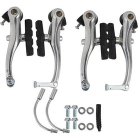 Resim 2 Çift V Fren Evrensel Bisiklet V Fren Dağ Bisikleti V Frenler Kelepçe Seti Fren Balataları İle Yurt Dışından A 