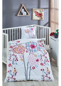 Resim Komfort Home V32 %100 Pamuklu Silikon Elyaf Bebek Yorgan Seti 