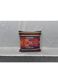 Resim Zehra Abla Halı Yeni El Dokuma Dekoratif Kilim Kırlent Yastık Kılıfı 6077 