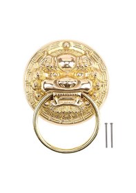 Resim Suntek Aslan Başlı Kapı Tokmağı Dekoratif Ön Otel 6-cm 