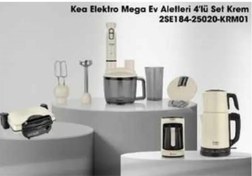 Resim Schafer Kea Elektro Mega Ev Aletleri- 4 Lü Set-krem 