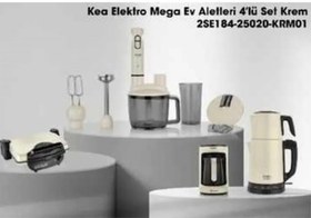 Resim Schafer Kea Elektro Mega Ev Aletleri- 4 Lü Set-krem 