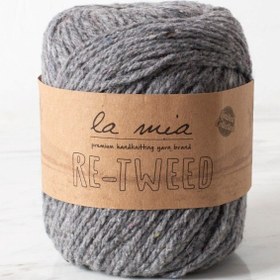 Resim La Mia Re-Tweed Gri Melanj El Örgü İpi - L149 - 34404 