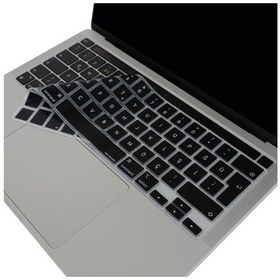 Resim Apple Uyumlu MacBook Pro 13 Klavye Koruyucu A2251 A2289 A2338 M1-m2, A2141 Türkçe Q Iso Enter Siyah 