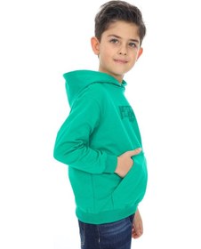 Resim Toontoy Kids Toontoy Erkek Çocuk Baskılı Sweatshirt Koyu Yeşil 