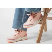 Resim Nike Jordan 3 Retro Valentine's Day Pembe Kadın Sneaker Ayakkabı - Air Taban ve Şık Tasarım -HJ0178-600 