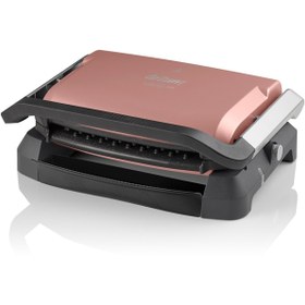 Resim Arzum Tostçu Fit Tost Makinesi 2400 W Granit Efektli Plaka Inox Renk Sağlıklı Pişirme 