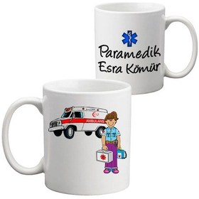 Resim Bayan Paramedik - Att Hediyesi Isimli Kupa Bardak 