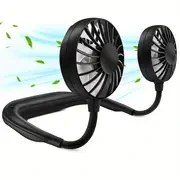 Resim Yükseltilmiş Versiyon Taşınabilir Boyun Fanı - Ultra-Sessiz, Uzun Ömürlü 360° Dönen Baş Soğutma Fanı Güçlü Hava Akışı ile, Kapalı/Açık Kullanım için Katlanabilir Tasarım, Spor, Ofis, Ev, Seyahat için İdeal, Seyahat Soğutma Aksesuarı | Modern Boyun Fanı | Dayanıklı Plastik Fan, Boyun Fanı 