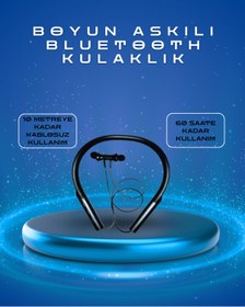 Resim Marsilyan Polygold PG-100 Type-C Şarjlı Bluetooth Kulaklık – Boyun Askılı Uzun Pil Öm? - FKU8078-3397 