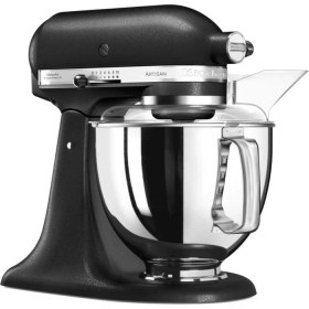 Resim Kitchenaid Artisan Stand Mikser 4,8 L-Cast Iron Black - 5KSM185PSEBK 