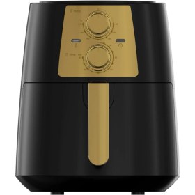 Resim Luxell Fast Fryer Xl Fritöz Black Gold FC5937 Air Fryer Fastcook Colour Series 