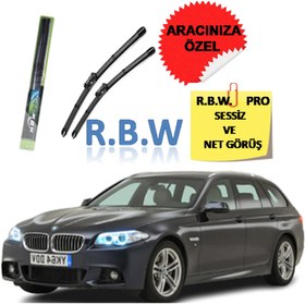 Resim Rbw Pro Bmw 5 Series Touring (2010-2016) Aracınız Için Özel Üst Seviye Pro Muz Tip Silecek Takımı 