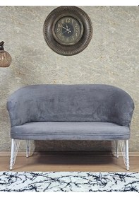 Resim İkili Teddy Beyaz Boyalı Telli Ayak Çay Seti Koltuk İkili Berjer Çok Renkli 