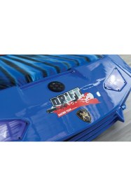 Resim Kaju Mobilya Kaju Aventa Mavi Premium Arabalı Yatak 