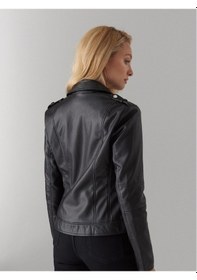 Resim Pierre Cardin Bayan Suni Deri Ceket (482884970) 