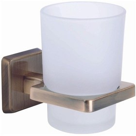 Resim İsaoğlu Yapı Antik Gold Diş Fırçalık Etejerli Eskitme Diş Fırçalık Pirinç Malzeme Antik 