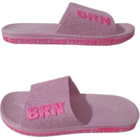 Resim Byron Brn B050-10 Kadın Açık Pembe Kaymaz Taban Deniz Plaj Havuz Günlük Yürüyüş Terlik 