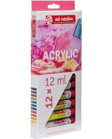 Resim Talens Art Creation Acrylic Akrilik Boya Seti 12 Renk X 12 Ml. 