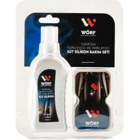 Resim Wörf Süt Silikon Set 200 ml Torpido Gögüs Parlatıcı ve Bakım Seti 