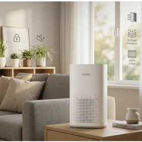 Resim Auhma ARP-002 Hava Temizleyici - 3 Aşamalı Filtre Sistemi, 18M² Etki Alanı, Gece Modu & Sessiz Çalışma 
