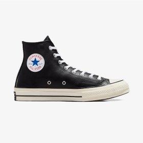Resim Converse Chuck 70 Leather Unisex Siyah Sneaker Düz A07200c Siyah 