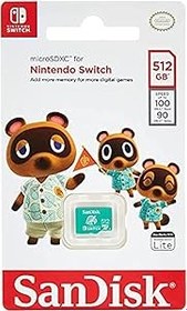 Resim SanDisk MicroSDHC UHSI Card For Nintendo Switch 512GB, 100MB/s Read; 90MB/s Write 