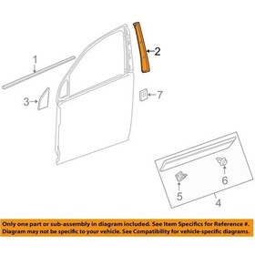 Resim Chevrolet Captiva Kapı Direk Bantı Sol Ön Gm,95238091 