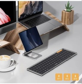 Resim Protoarc Katlanabilir Bluetooth Klavye Black Gray 