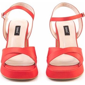 Resim Kemal Tanca Kadın Gece & Abiye Ayakkabı 1210 Kırmızı 