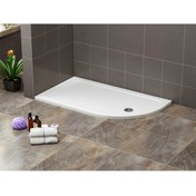 Resim Marka Stina Vision 80x100 Asimetrik Slım Flat Duş Teknesi 