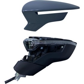 Resim Spj Dış Dikiz Aynası Seat Leon 2013-2020 Elektrikli, Isıtmalı, Sinyalli, Manuel Katlanır, Astarlı Kapak, 6 Pin 