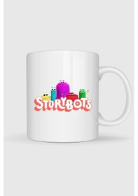 Resim Storybots Tasarımlı Kupa Bardak Beyaz 