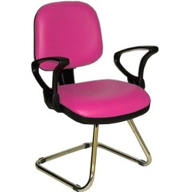Resim Türksit Kozmo Bekleme Koltuğu Z Ayak Pembe Pembe 