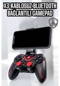 Resim Cj X3 Gamepad Oyun Kolu Bluetooth Bağlantılı Gamestick Android Uyumlu 
