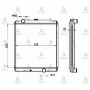Resim Radyatör Su Canter 659 7.5 Ton 32mm M-t Brazıng Mc127008 