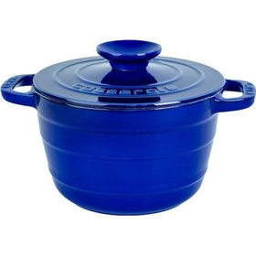 Resim Lava Döküm Yuvarlak Tencere Döküm Demir Kapak Experience Majolik Serisi Çap(Ø) 23 cm 