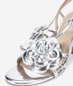 Resim Valmenti Kadın Suni Deri Gri Topuklu Night Shoes VLM3188 - 36 