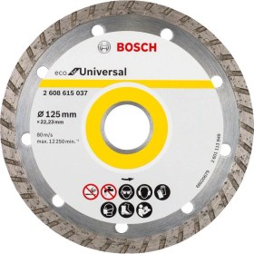 Resim Bosch - Ekonomik Seri Genel Yapı Malzemeleri Için Elmas Kesme Diski 125 mm Turbo 