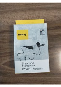 Resim König K-Ym 01 Youtuber Bilgisayar Pc Usb Yaka Mikrofonu 