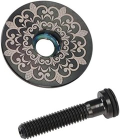 Resim WINH Üst Kapak Totem Bisiklet Kaskı Yol Bisikleti için Titanyum Alaşımlı Siyah Yol Bisikleti için Üst Kapak 