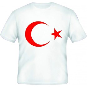 Resim Frk Store Ay Yıldız Çocuk 23 Nisan Tişört Beyaz 6 Yaş 