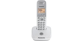 Resim Panasonic KX-TG2511 Dect Telsiz Telefon 50 Numara Hafızası ve Polifonik Zil Sesi ile Beyaz 