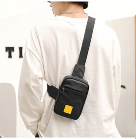 Resim Vkemall Erkek Nylon Casual Çapraz Askılı Mini Gömlek Çantası - Siyah 19x13x4cm Siyah 