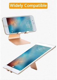 Resim Joyzzz Cep Telefonu Standı, Tüm Cep Telefonları, Alüminyum Masaüstü Cep Telefonu Standı Tutucu, Tablet ile Uyumlu Cep Telefonu Tutucu 