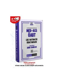 Resim 2026 Meb-ags Öabt Lise Matematik Öğretmenliği Tamamı Çözümlü E-so 