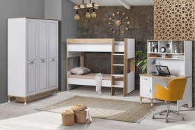 Resim İkon Genç Odası Ranzalı Takım 