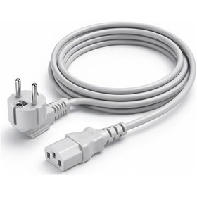 Resim 10 Adet - C13 Bakır Power Kablo - Kasa Monitör Elektrik Güç Kablosu - Gri - 1.8mt 