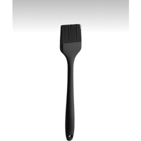 Resim Isıya Dayanıklı Yanmaz Yapışmaz Silikon Yumurta ve Yağ Fırçası Siyah 26 cm 